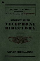 Telephone directory front cover